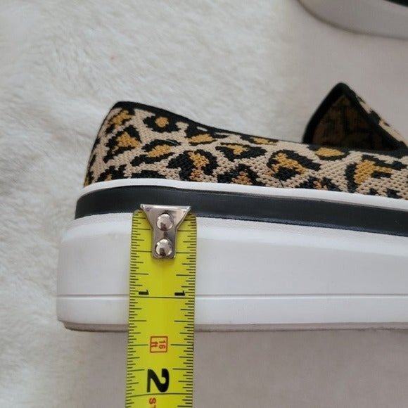 Steven Steve madden New York Arty Sneakers Leopard Print Size 7 - Picture 7 of 9